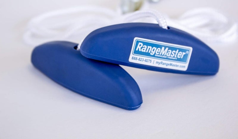 RangeMaster Molded Rubber Handle Shoulder Pulley │ Physical Therapy Tool │ Aids in Recovery and Rehabilitation │ Increases Mobility │ Metal Bracket Door Attachment - Image 4