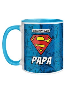 Authentic Papa Superman Design Printed Coffee Mug 325 Ml