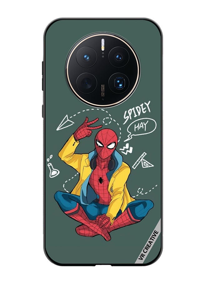 VR CREATIVE Protective Case Cover For Huawei Mate 50 Pro Spiderman Design Multicolour - Image 1