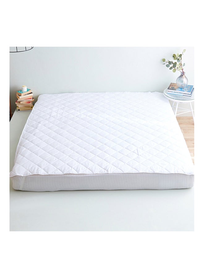 Home Box Hilton Microfiber Super King Mattress Protector  - Image 1