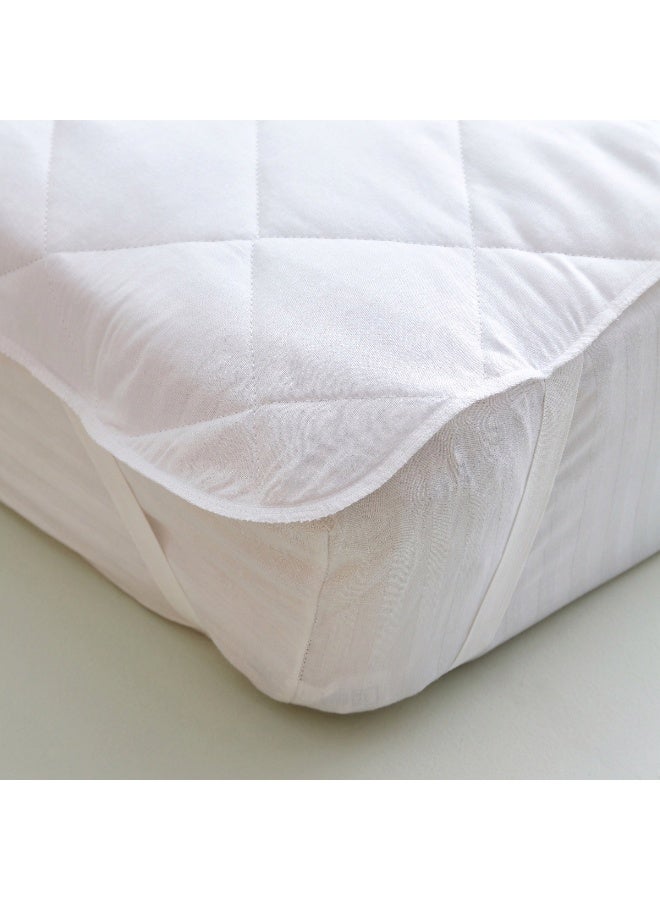 Home Box Hilton Microfiber Super King Mattress Protector - Image 2