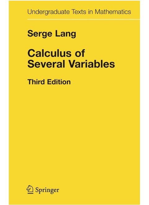 Calculus of Several Variables
