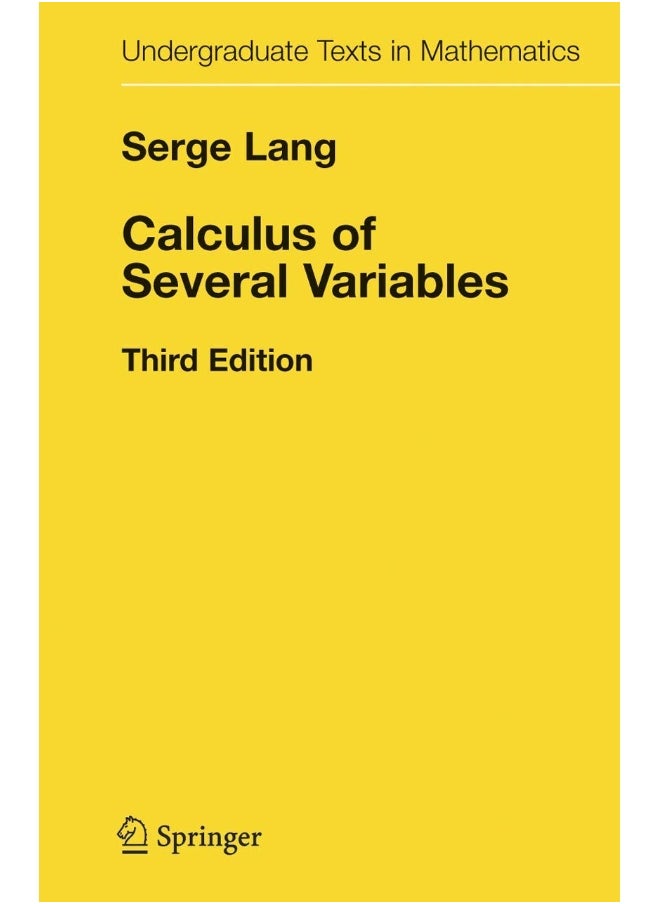 Calculus of Several Variables 