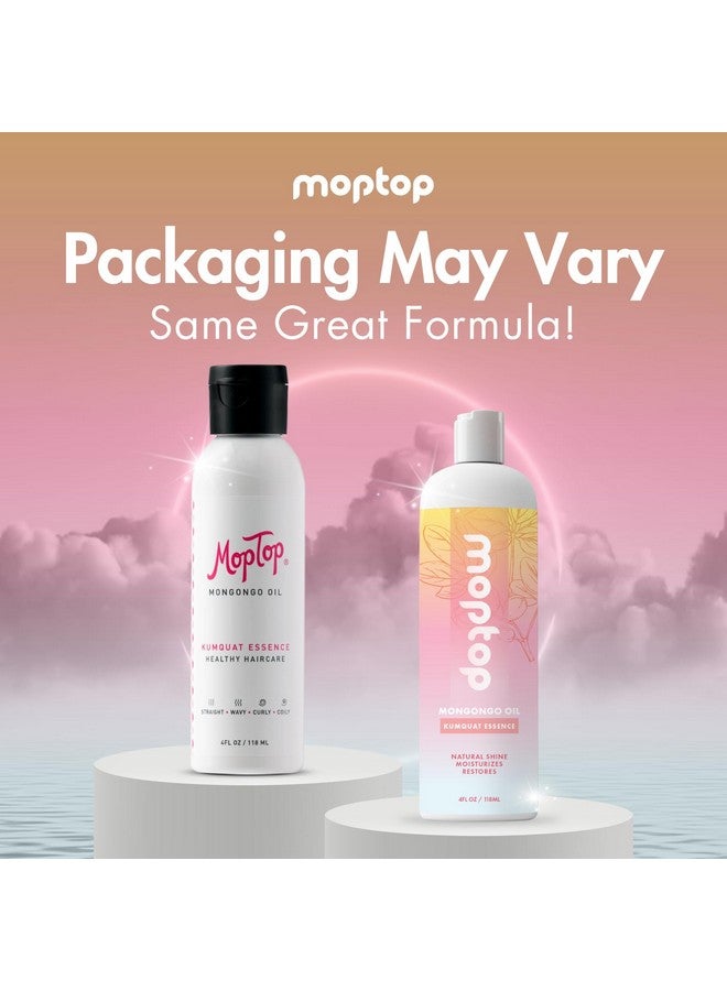 MopTop Mongongo Oil, Reduces Frizz, Remedies Flaky & Crunchy Hair, Soothes Dry Scalp, Hydrates, Nourishes, Finishing Elixir, Paraben Free (Kumquat Essence, 4oz) - Image 2