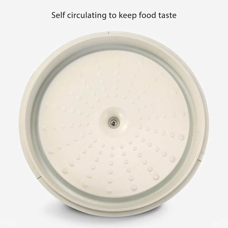 fannay Enameled Dutch Oven, Round Dutch Oven Pot with Lid 9.4in Dia, Dual Handles, Non Stick Enamel Coating Heavy-Duty Cookware for Braising, Stews, Roasting, Bread Baking, Heat - Image 4