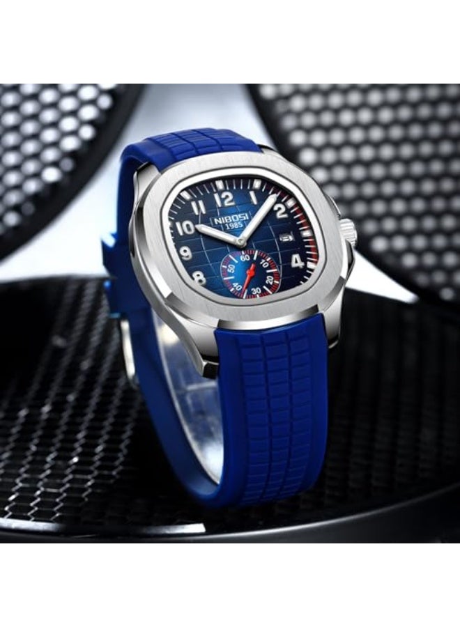 NIBOSI Men's Watches Analog Quartz Wrist Watch Men Stainless Steel Waterproof Date Business Casual Fashion Design Watches for Men - Image 3