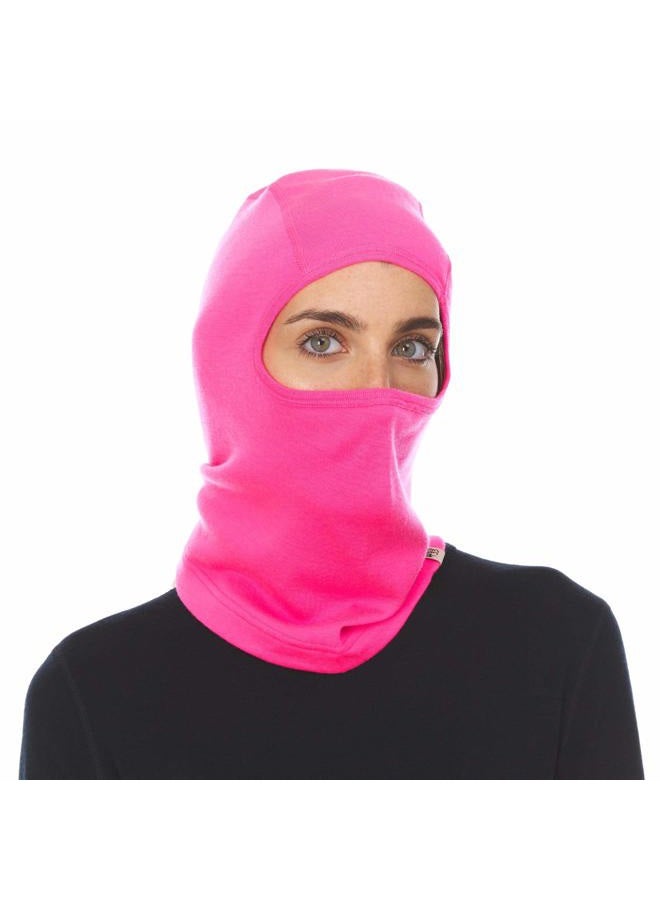 Minus33 Merino Wool 100% Balaclava Blaze Pink One Size - Image 5