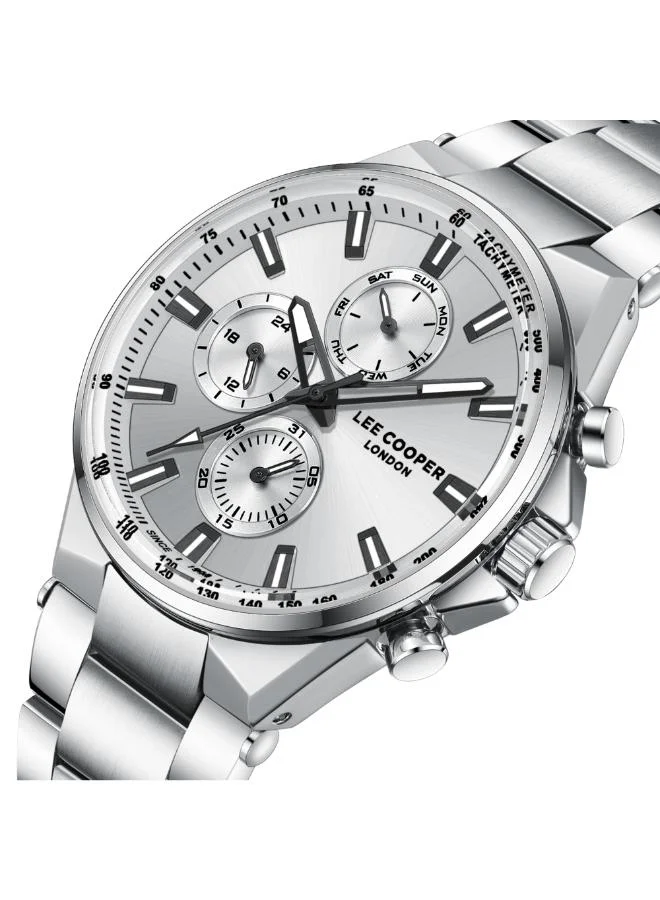 Lee Cooper  Men's Metal Multi Function Watch LC08219.330 - 26 mm for Men | Best Price UAE