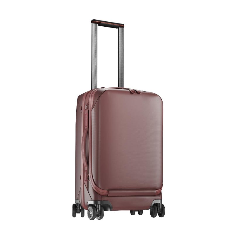 Peak Design Roller Pro CarryOn Eclipse Expandable Small Suitcase with Wheels Carbon Fiber Handle Drawbridge Opening Hybrid SoftHard Shell Custom Hardware Fits XL Camera Cube or Packing Cubes - Image 2