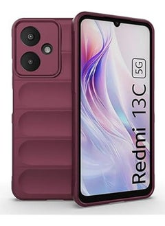 Generic Liquid Silicone Case Compatible with Xiaomi Redmi 13C 5G with Camera Lens Protection 