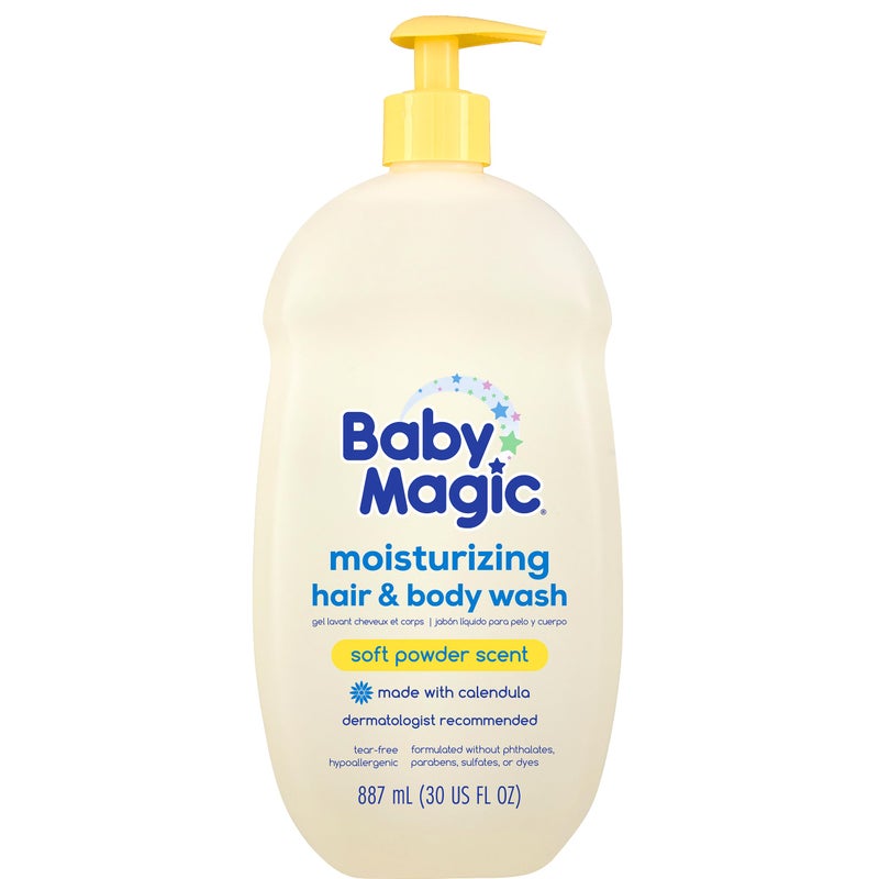 Baby Magic Moisturizing Hair & Body Wash | Specially Formulated for Baby's Delicate Skin | Tear-Free | Calendula & Coconut | 30 fl oz. - Image 1