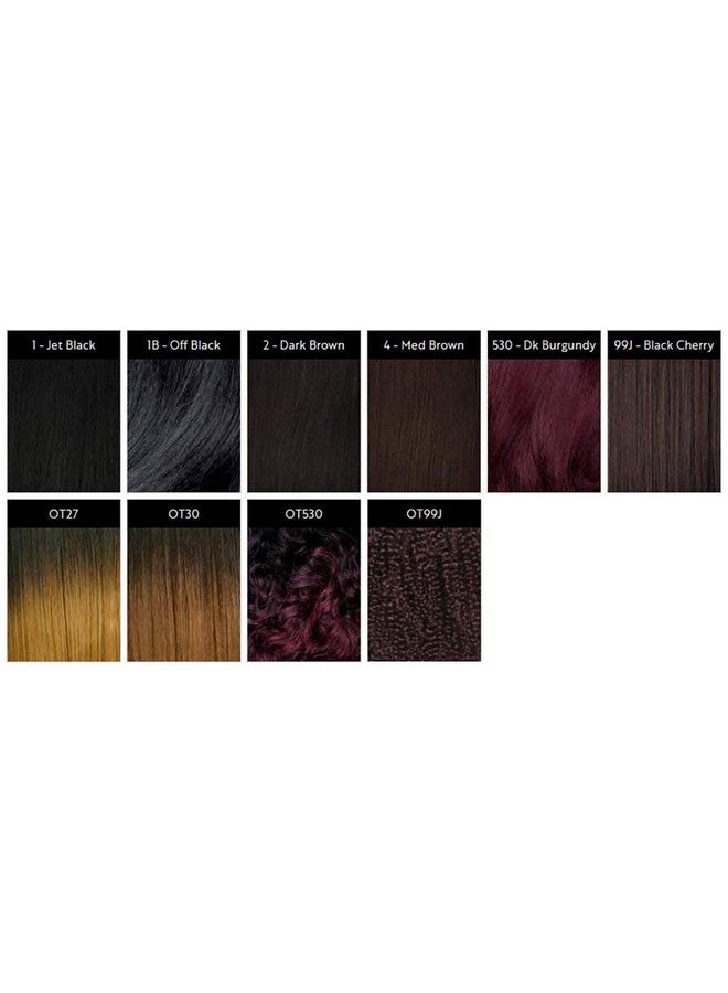Freetress Loose Deep Swoop Side Bang (1B Off Black) Freetress Equal Synthetic Drawstring Bang & Ponytail  - Image 4