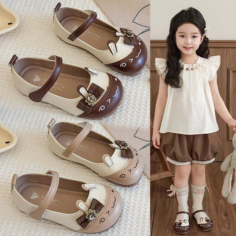 Girls'' Leather Shoes 2026 Spring New Style Baby Girl Mary Jane Shoes Shallow Mouth Princess Shoes Cute Soft-Soled Single Shoes Trendy - Image 2