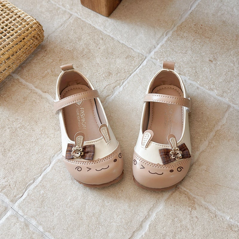 Girls'' Leather Shoes 2026 Spring New Style Baby Girl Mary Jane Shoes Shallow Mouth Princess Shoes Cute Soft-Soled Single Shoes Trendy - Image 1