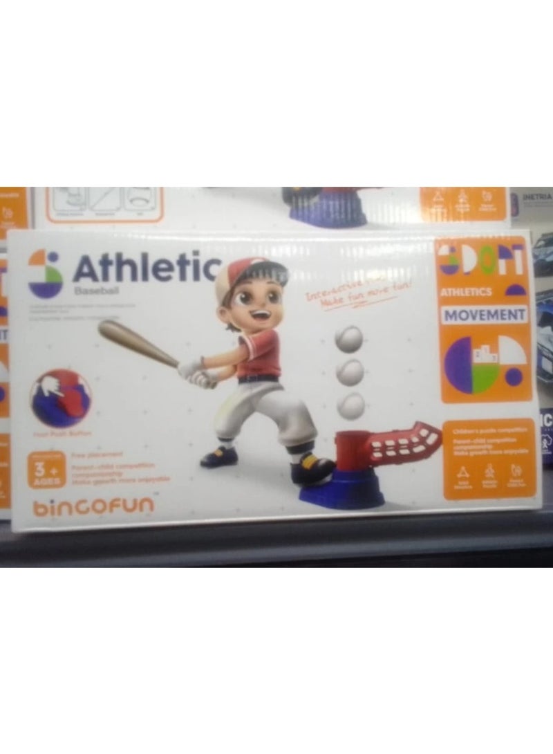 BincoFun طقم بيسبول رياضي للأطفال - مجموعة المبتدئين مع مضرب وكرة - Image 1
