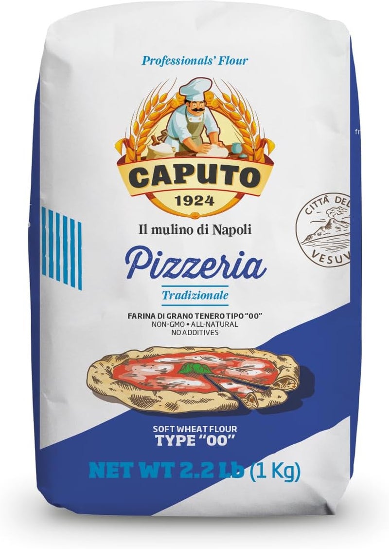 Spicy World Caputo Pizzeria 00 Flour - 2.2 LB Pack of 2 - Image 3