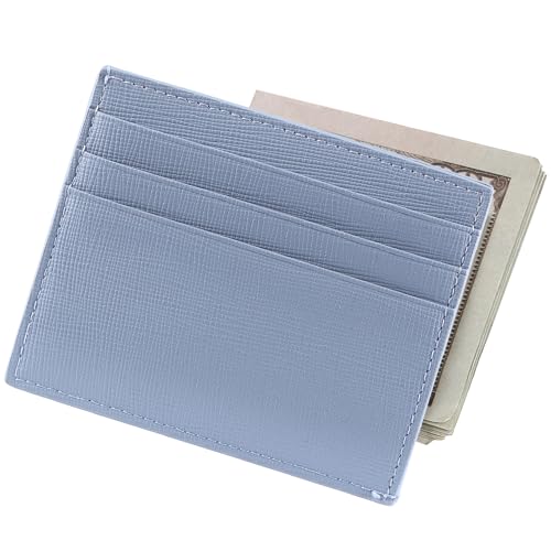 yiijay Credit Card Holder Slim Wallet Money Clip RFID Blocking Credit Card Case Thin Front Pocket Small Wallets for Women Men - Image 1