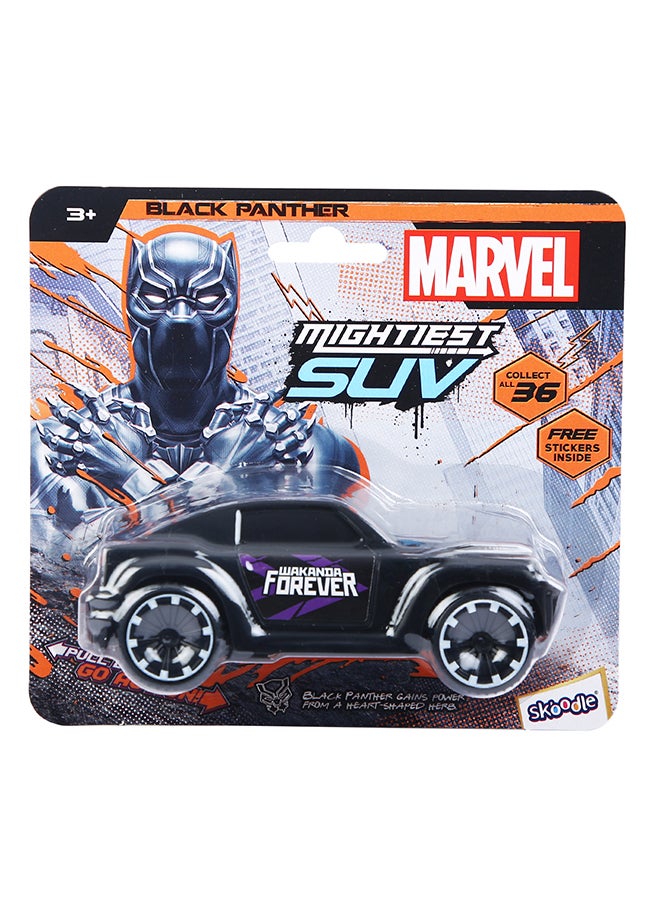 MARVEL Skoodle Pull Back Mightiest SUV Black Panther - Image 1