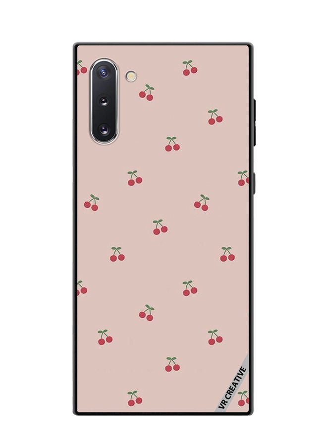 VR CREATIVE Protective Case Cover For Samsung Galaxy Note10 5G Cherry Design Multicolour - Image 1