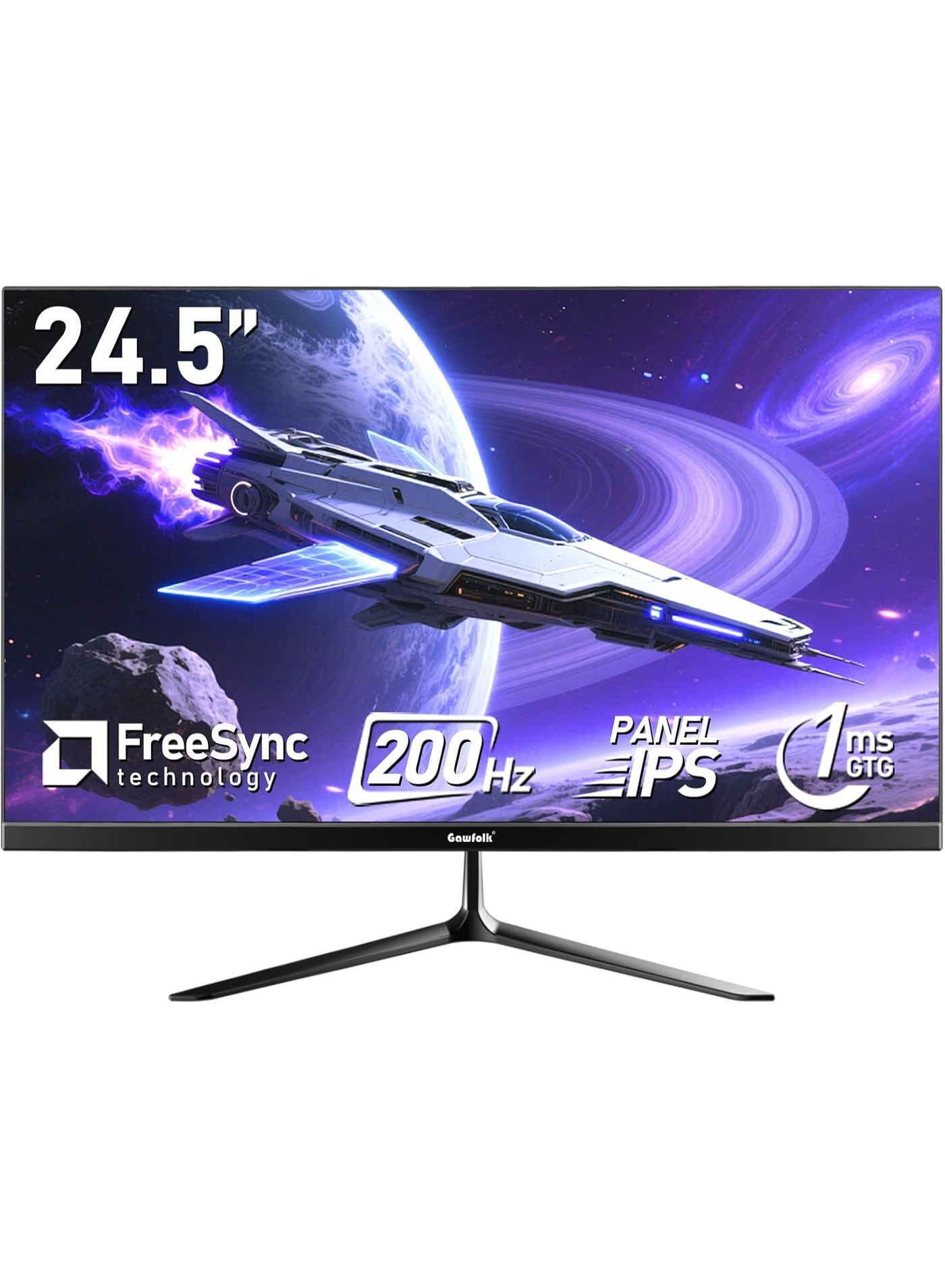 جاوفولك Gawfolk 24 Ips Gaming Monitor 200Hz 24.5 inch