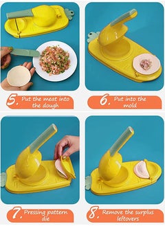 2 in 1 Dumpling Maker And Dough Presser, Dough Pressing And Wrapping Modern Dumpling Tool, Perfect For Making Qatayef, Fatayer, Wonton, Empanada, Pierogies, Ravioli And Much More, Convenient And Quick - pzsku/ZAB88DC5CC8EBB7ED36CEZ/45/_/1678706092/f2c75ed9-aaa9-458b-a11e-1d0878930360