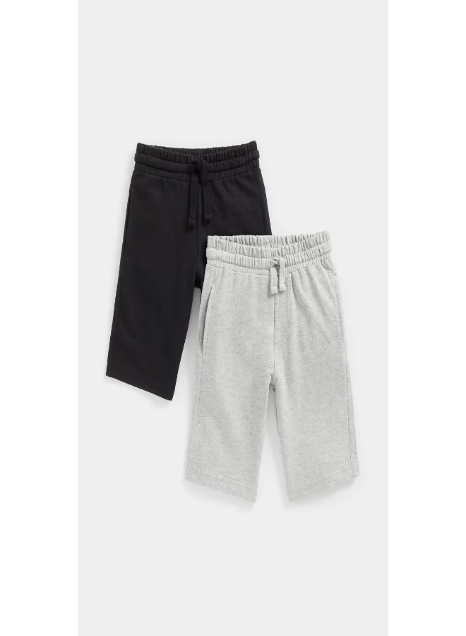 mothercare Black and Grey Shorts 2 Pack