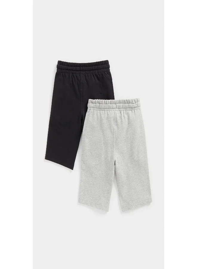 mothercare Black and Grey Shorts 2 Pack