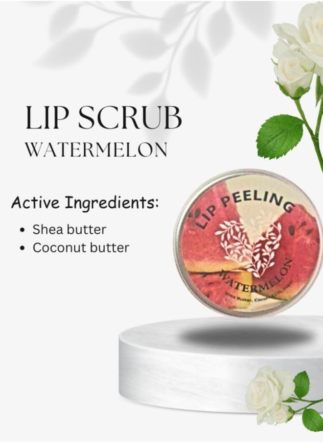 Soap&Friends Refreshing Watermelon Lip Sugar Scrub for Soft, Smooth Lips,15ml  - Image 5