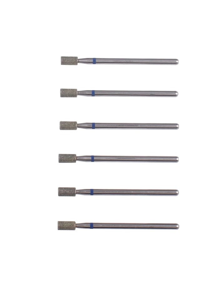 MZCMSL 6pcs Barrel Cuticle Drill Bits, Pro Diamond Bits for Manicure, 3/32 Shank efile Bit (Medium) - Image 3