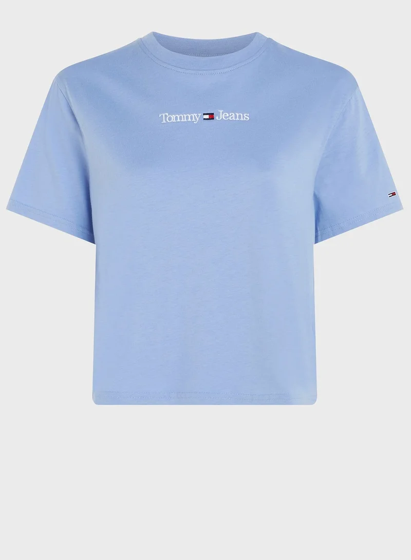 TOMMY JEANS Crew Neck Logo T-Shirt