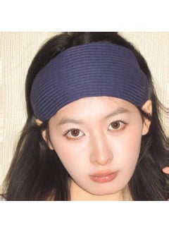 Elegant French Wide Headband for Women 4375-3-dark navy sister fuji’s same style!