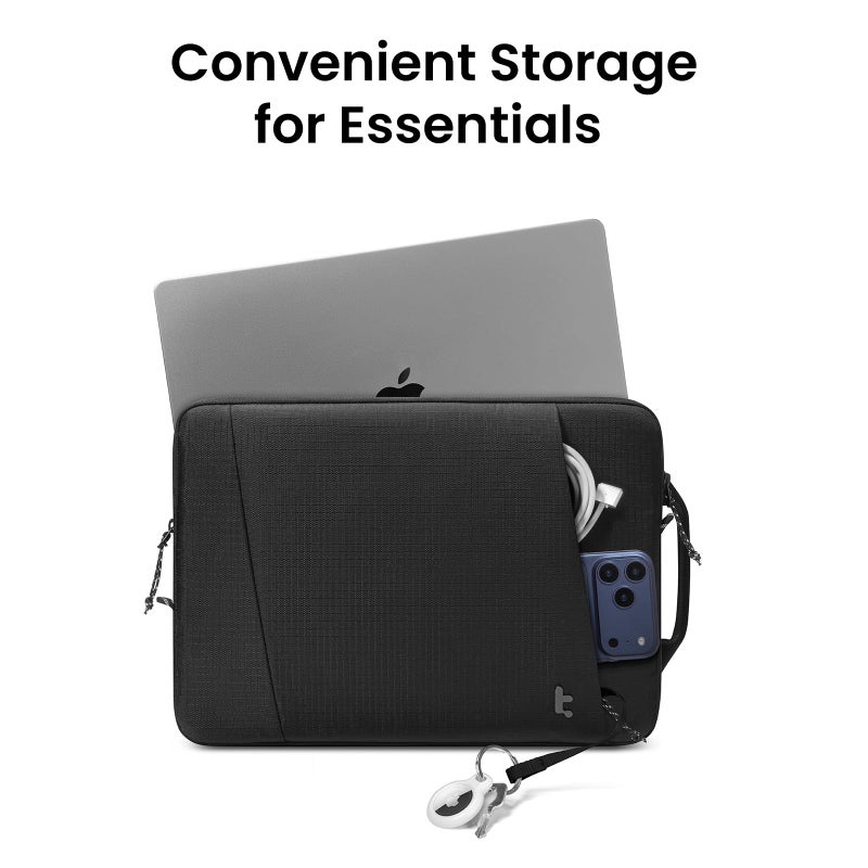 Tomtoc حافظة لابتوب رفيعة و360° واقية من tomtoc لجهاز MacBook Air مقاس 13 بوصة M5/A3449 (2026)، M4/A3240، M3/A3113، M2/A2681 M1/A2337، حقيبة مقاومة للماء مع حماية الزوايا، تناسب MacBook Neo وMacBook Pro مقاس 13" - Image 5