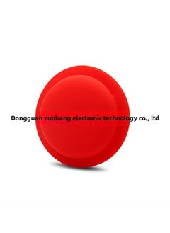Applicable To For Apple Airtag Silicone Protective Case For Apple Locator Tracker Portable Anti-lost Protective Case-Color:Red