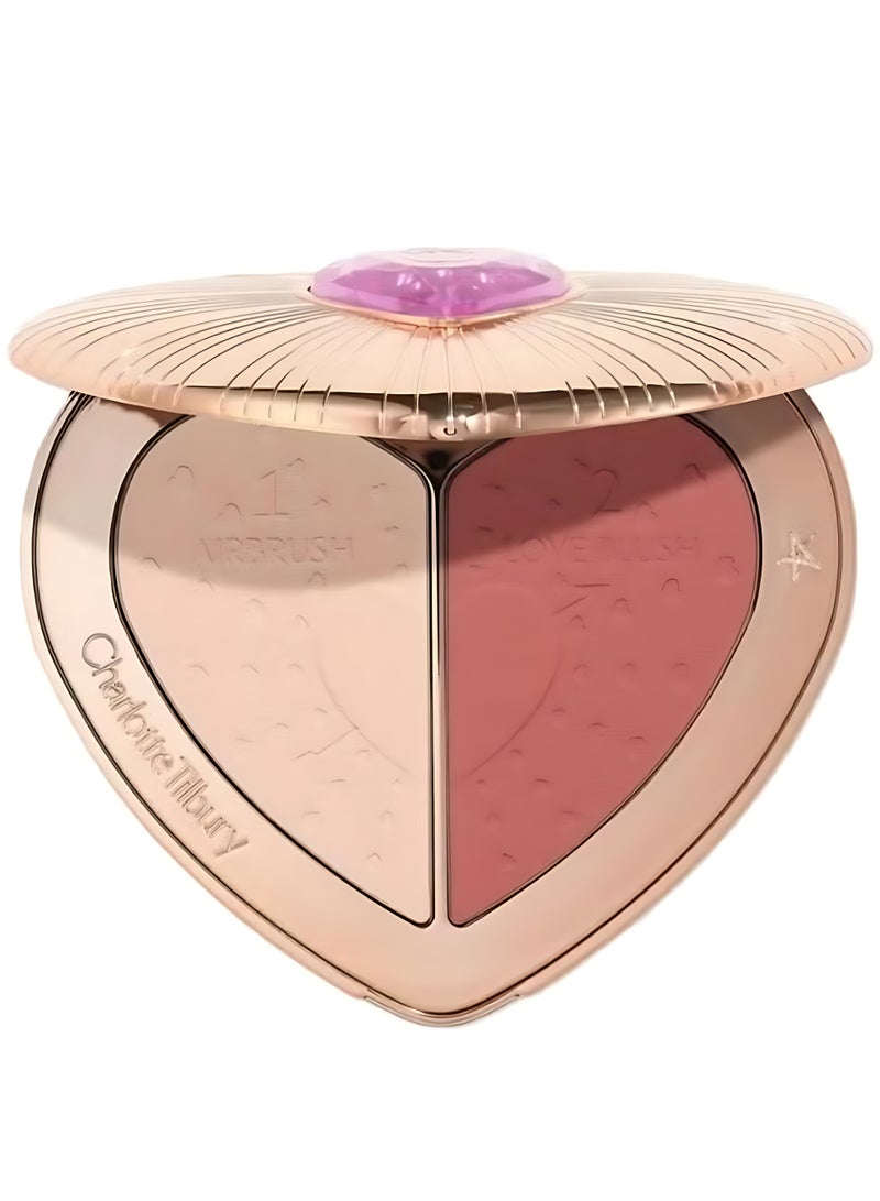 Charlotte Tilbury Pillow Talk Flawless Peach Beauty Soulmates Brightening Blush Palette - Image 1