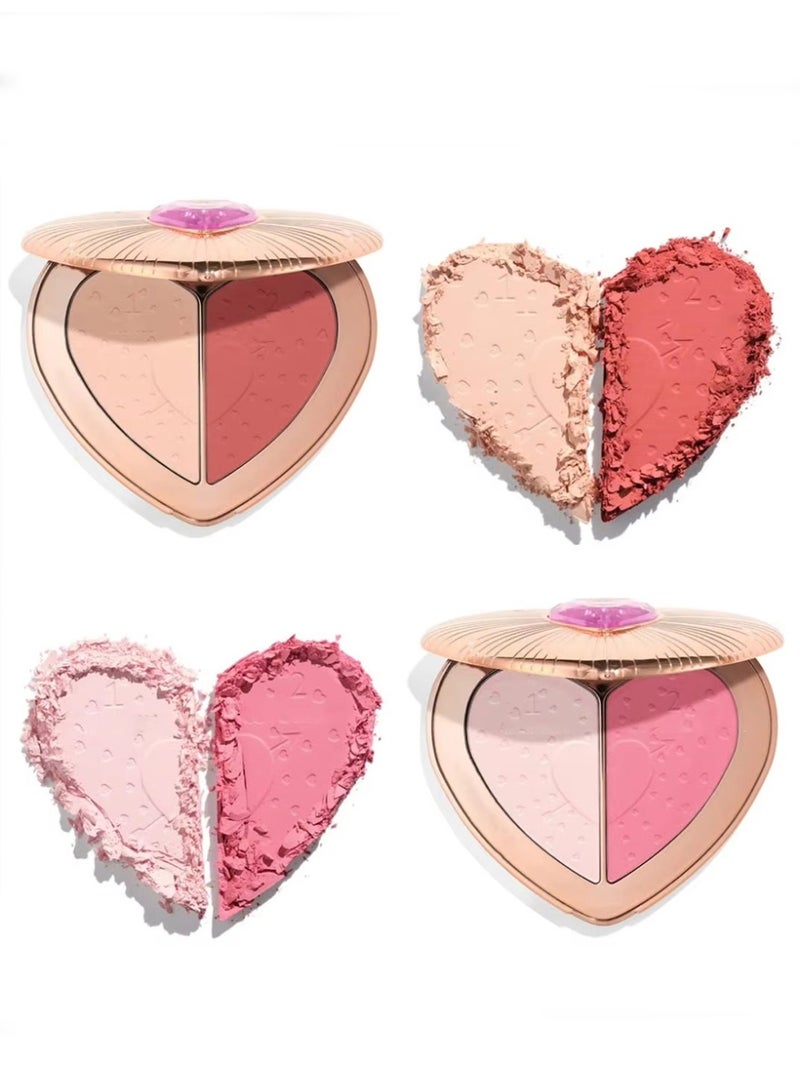 Charlotte Tilbury Pillow Talk Flawless Peach Beauty Soulmates Brightening Blush Palette - Image 3