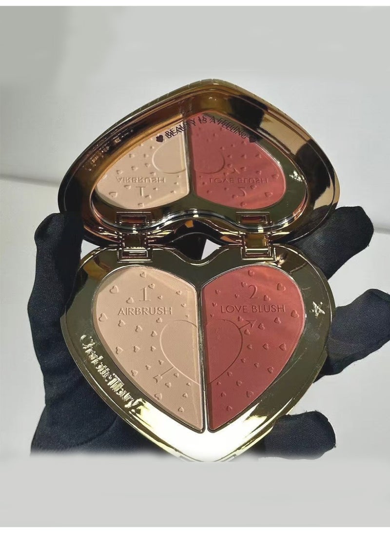 Charlotte Tilbury Pillow Talk Flawless Peach Beauty Soulmates Brightening Blush Palette - Image 5