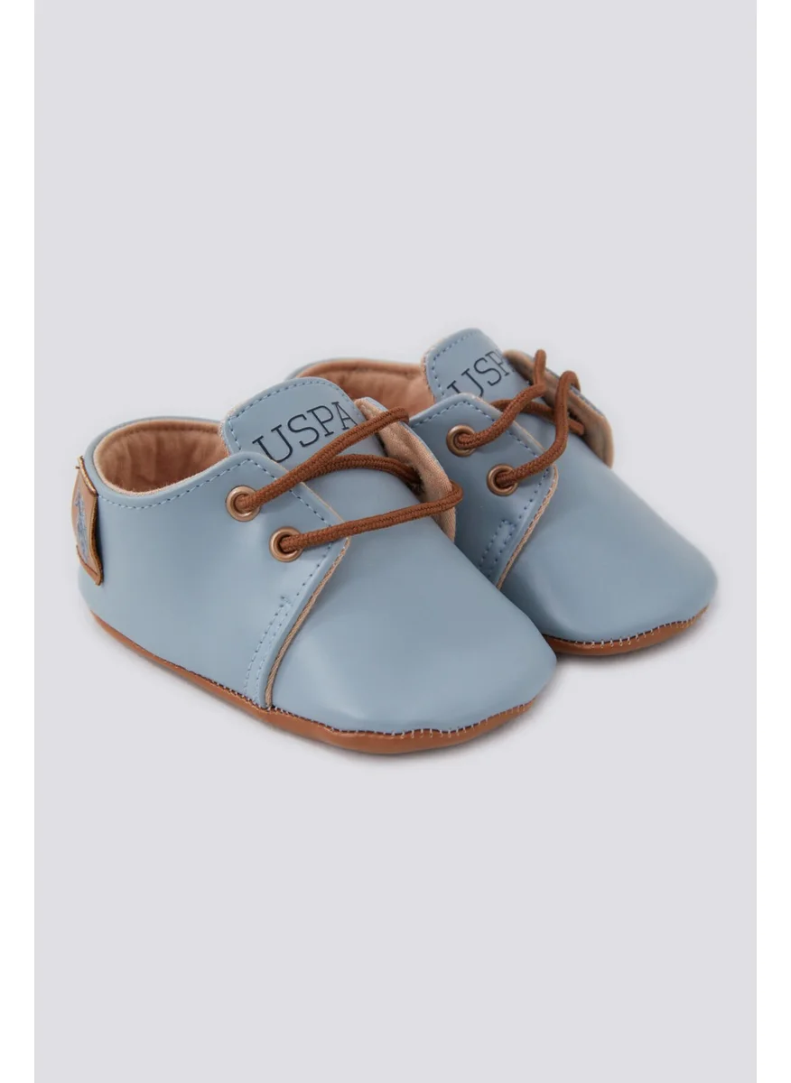 يو اس بولو اسن Blue Baby Shoes