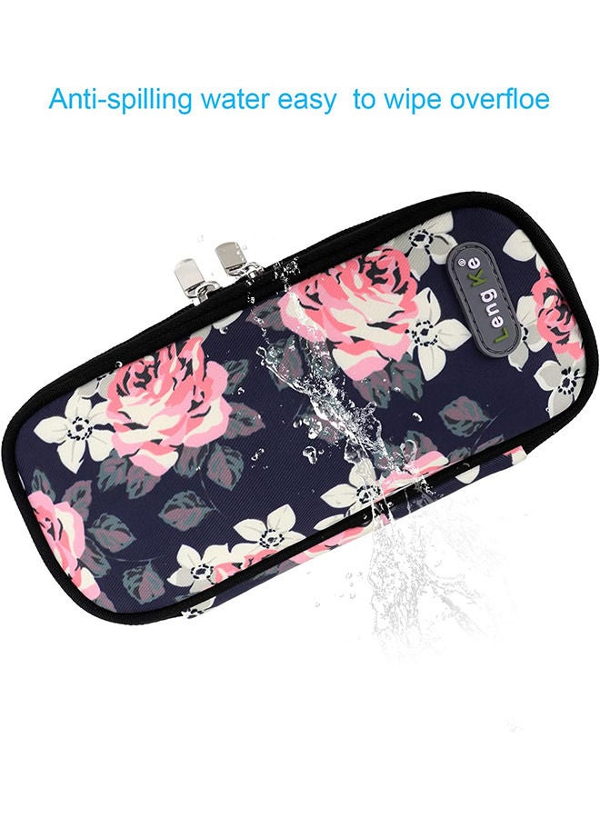 Leng Ke Portable Insulin Cooler Travel Case Diabetic Cooler Bag Insulin Cooling Bag Insulated Organizer for Insulin Pen and Insulin Medicine Diabetic Supplies with 2 Nylon Ice Packs - Image 5