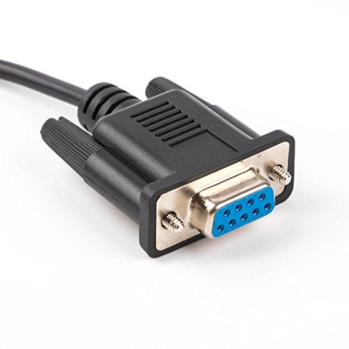 Usangreen USB Serial db9 ft232r USB rs232 Null Modem Cable pc Control tv Cable (2-TXD(Yellow), 3-RXD(Orange),5-GND(GND), 7-CTS(Green),8-RTS(Brown), 1/4/6/9-NC) - Image 3