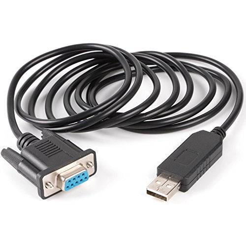 Usangreen USB Serial db9 ft232r USB rs232 Null Modem Cable pc Control tv Cable (2-TXD(Yellow), 3-RXD(Orange),5-GND(GND), 7-CTS(Green),8-RTS(Brown), 1/4/6/9-NC) - Image 4