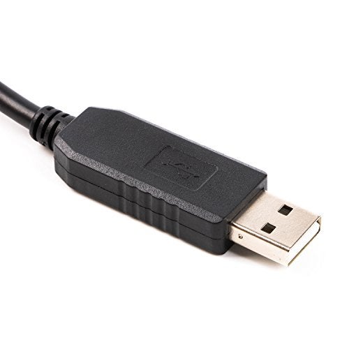 Usangreen USB Serial db9 ft232r USB rs232 Null Modem Cable pc Control tv Cable (2-TXD(Yellow), 3-RXD(Orange),5-GND(GND), 7-CTS(Green),8-RTS(Brown), 1/4/6/9-NC) - Image 2