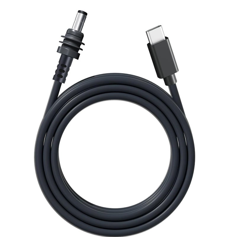 Nedul Starlink Mini USB C to DC Power Cable, 6.5ft Starlink Mini Type-C to Power Cable, PD 20V Type-C Input to DC Male Output Waterproof, Compatible with 65W+ PD 20V Protocol Power Supply/Source (2M) - Image 1