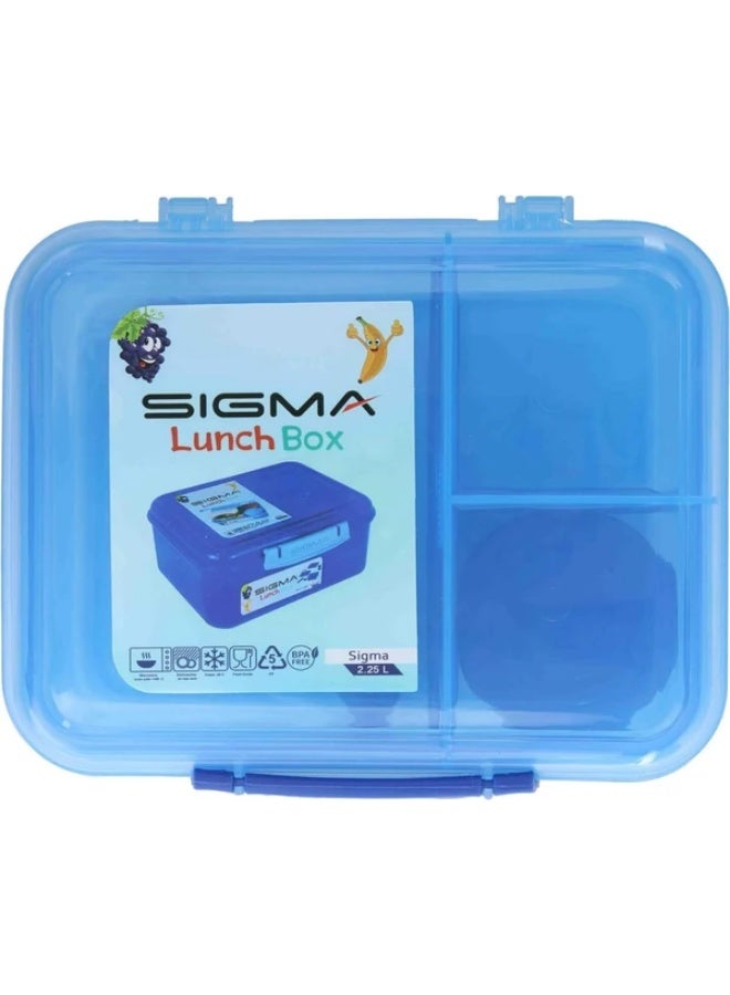 SIGMA Lunch Box 2.25L Blue - Image 1