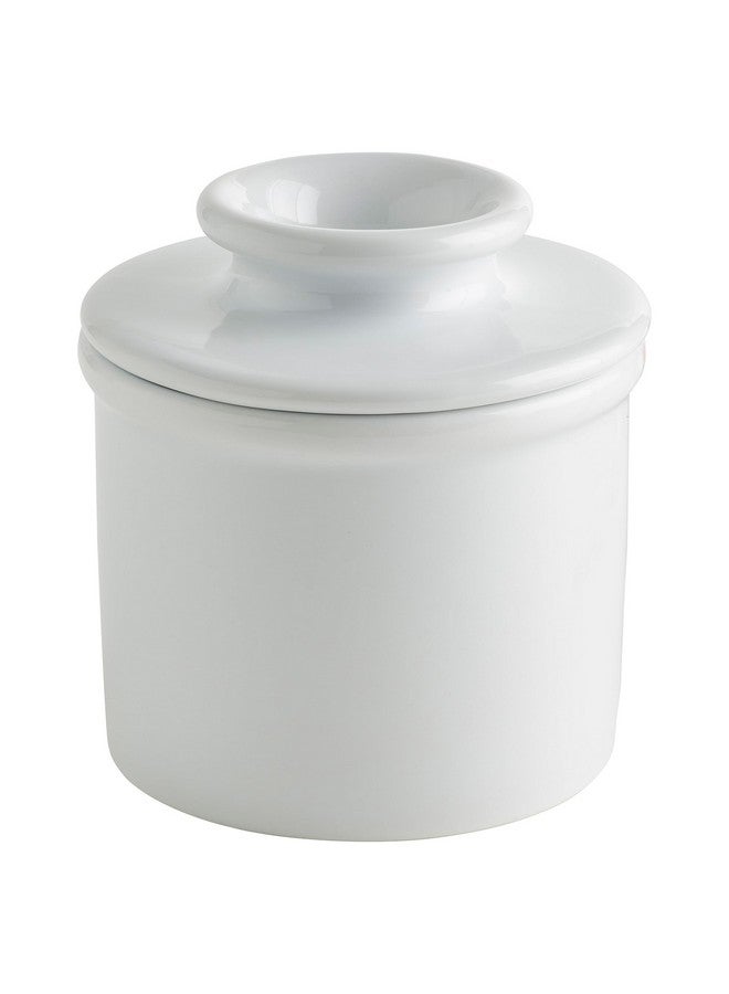 Butter Bell - The Original Butter Bell Crock by L. Tremain, French Ceramic Butter Dish Keeper, Specialty (Glossy White) - Image 1