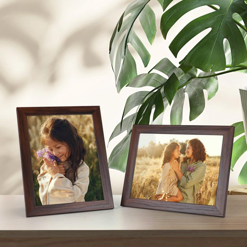 جيفت جاردن GiftGarden 6x8 إطار الصورة البني 6 × 8 إطارات الصور بالجدار أو عرض الطاولة 12 حزمة - Image 3