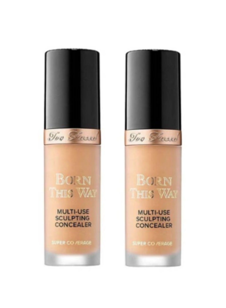 تو فيسد كونسيلر Born This Way Super Coverage Concealer مكون من قطعتين - Warm Sand - Image 1