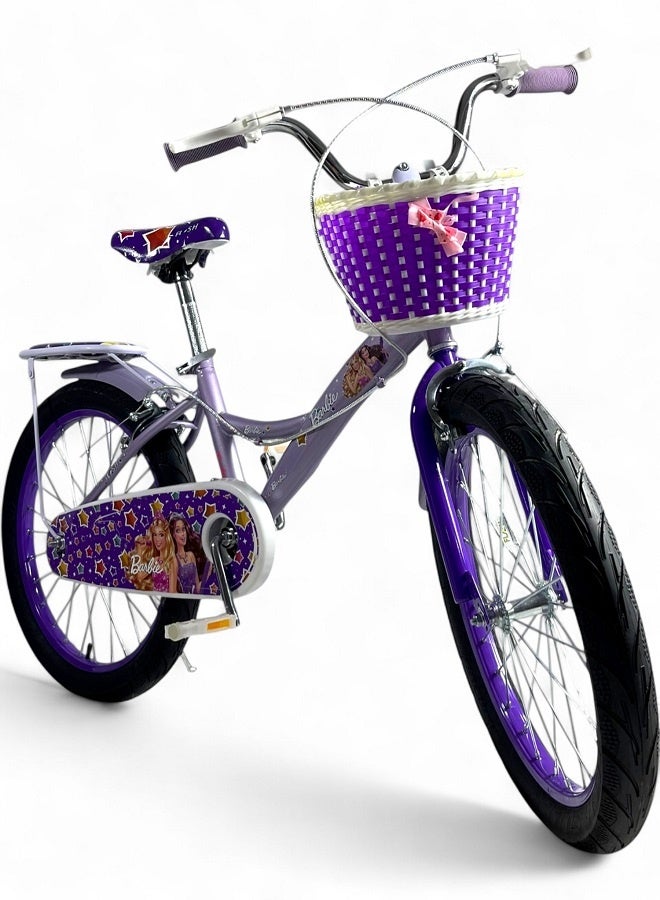 فلاش دراجة اطفال بناتي من فلاش لون موف - مقاس 20 من 8 سنوات ل 12 سنوات - الوكيل الرسمية في مصر المنتج GTG TOYS - Image 1