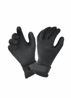 SYOSI Water Gloves, 3mm & 5mm Neoprene Five Finger Warm Wetsuit Winter Gloves for Scuba Diving Snorkeling Paddling Surfing Kayaking Canoeing Spearfishing Skiing  - Image 1