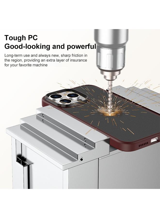 اس-توب حافظة لهاتف iPhone 12 / 12 Pro Brilliant Series Micro-frosted Anti-Finger حافظة هاتف الكمبيوتر الشخصي المضادة لبصمات الأصابع - Image 5