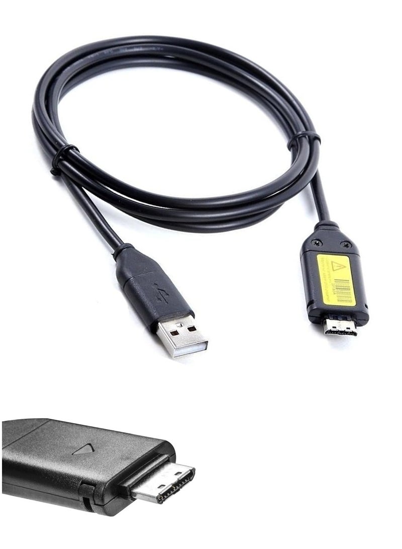 إيغويل كابل USB 5ft متوافق مع شاحن الكاميرا سامسونج SUC-3 SUC-5 SUC-7 متوافق مع L200 ، PL-120 ، P1000 ، TL-105 ، SL-420 ، TL-100 ، SH-100 ، ST-65 ، SL-201 ، PL-210 ، PL-200 ، TL-205 ، TL-100 ، PL-121 ، (1.5M 1PACK) - Image 1